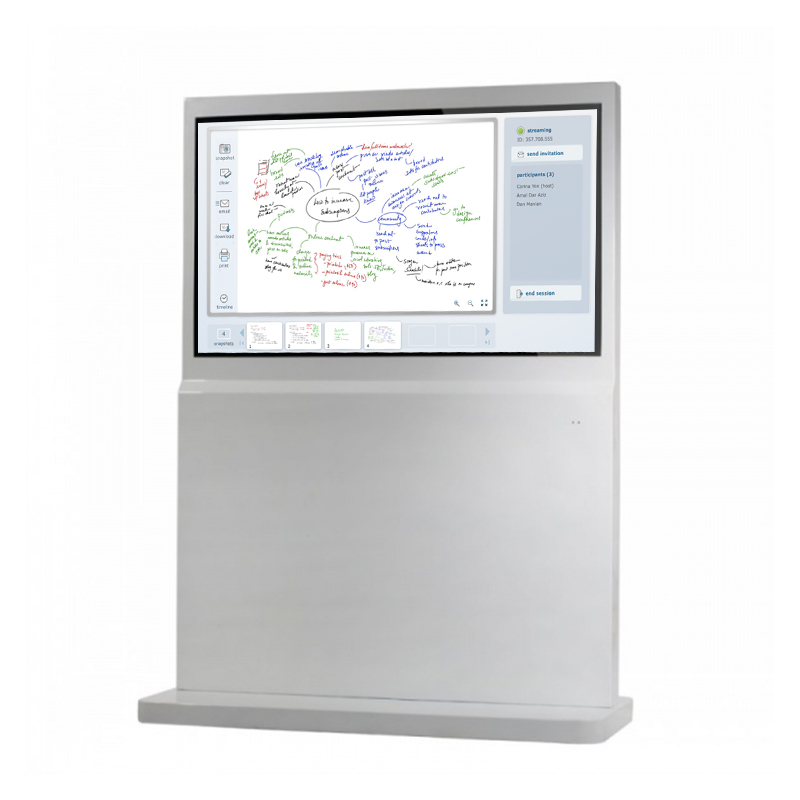 32" 84" Freestanding Interactive Whiteboard Visimi Digital