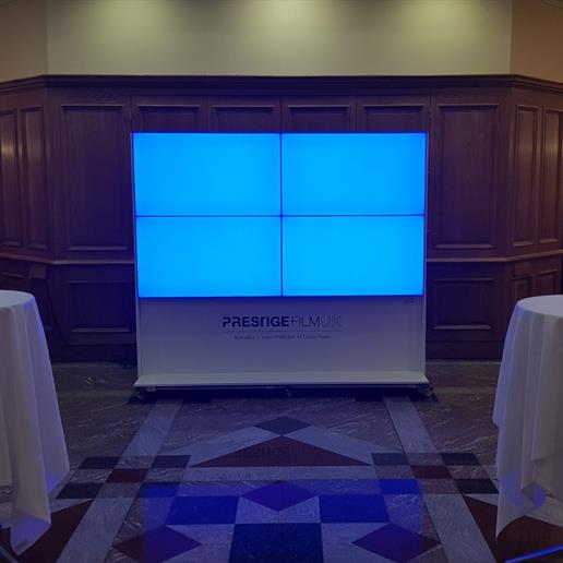 event hire, screen hire , digital signage hire, freestanding touch screen, digital totem, video wall hire