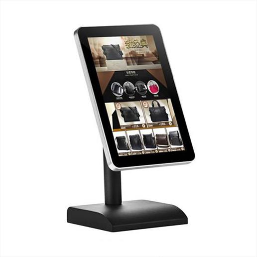 interactive desktop display, desktop digital sign, digital menu screen, battery digital sign