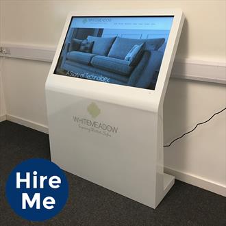 49" Interactive L Kiosk