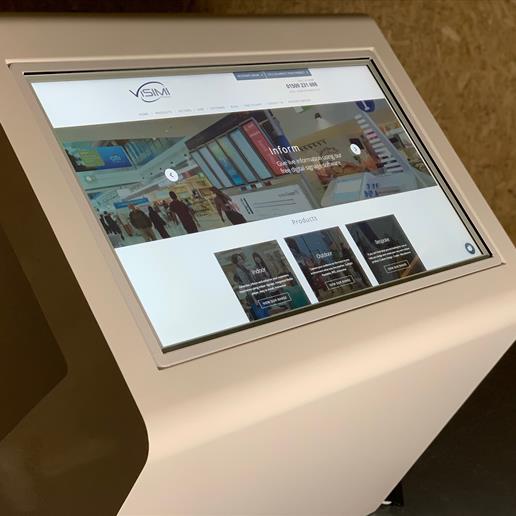 Interactive Freestanding Display, touch screen, interactive screen,