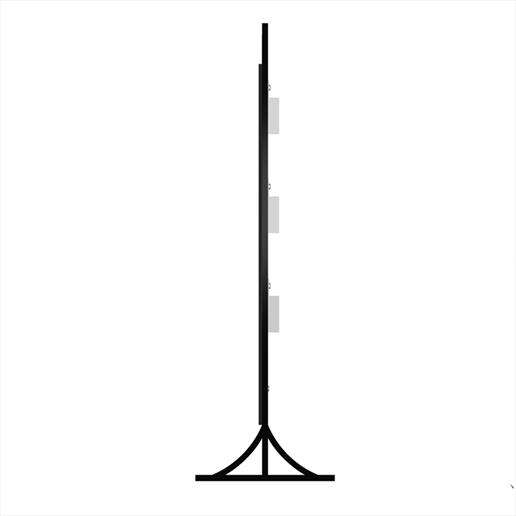 freestanding totem, freestanding digital sign, digital sign, street advertising display, freestanding kiosk