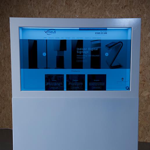 Interactive Freestanding Display, touch screen, interactive screen, outdoor screen