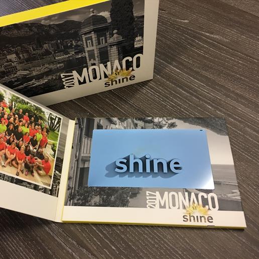 video brochure, video cards, videos built in a card, small digital screen
