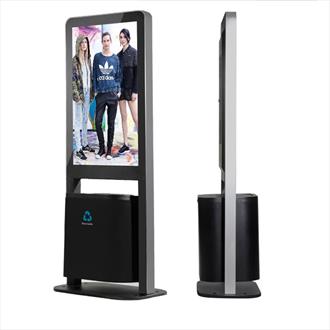 Dustbin Freestanding Digital Display