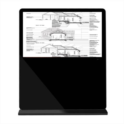 Interactive Freestanding Display, touch screen, interactive screen,