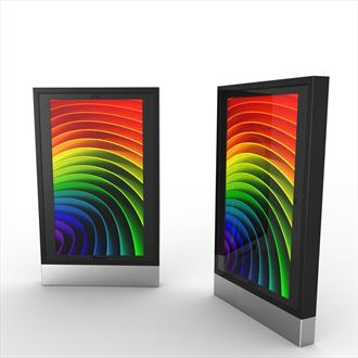 Wall Mounted Portrait Poster Digital Display